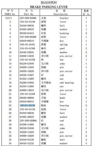 Подшипник 195-61-34120 Подшипник 195-61-34120