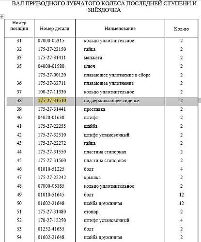 Фланец 175-27-31510 Фланец 175-27-31510