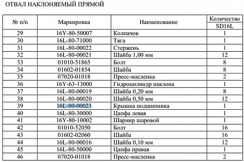 Крышка бугельная правая 16L-80-00023 Крышка бугельная правая 16L-80-00023